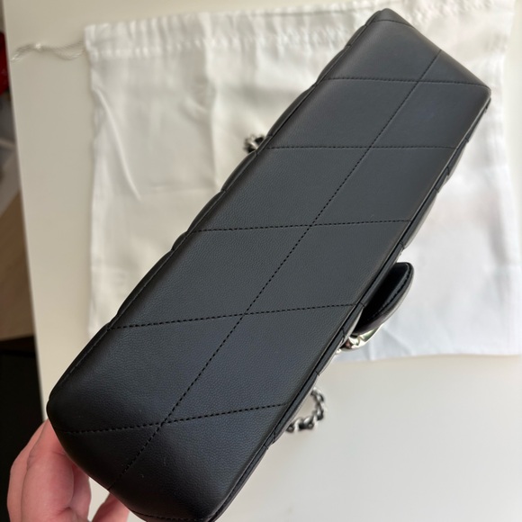 Coach Tabby 26 Shoulder Bag, Black/ Silver Hardware NWOT - Picture 9 of 16